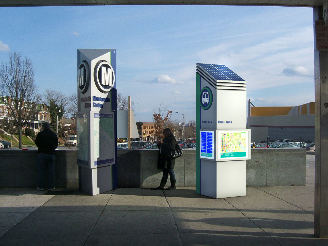 metro-bus-kiosk-baltimore